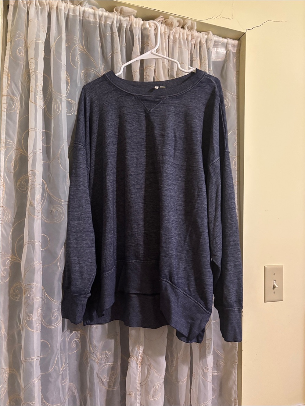Cato Women’s Dark Heather Navy Crewneck Sweater